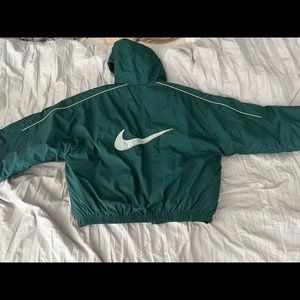 Vintage Green Nike Windbreaker/Coat